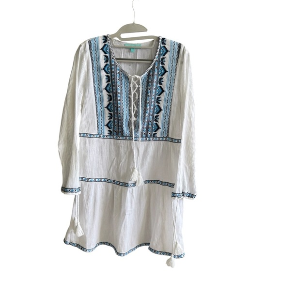 MELISSA ODABASH MILLIE WHITE DRESS Lace-Up Mini - Picture 7 of 13